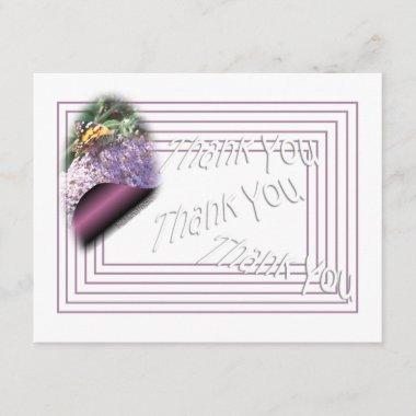 A Butterfly Thank You-customize any occasion Thank You Invitations