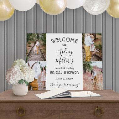 Any Theme Bridal Shower Welcome 4 Photo Collage Foam Board