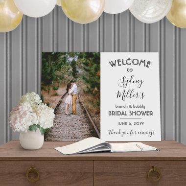 Any Theme Bridal Shower Welcome Simple Photo Foam Board