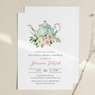 ARIA Tea Party Bridal Shower Invitations