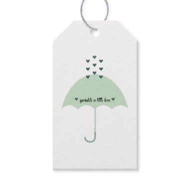 BABY Sprinkle A Little Love Shower Party Gift Tags