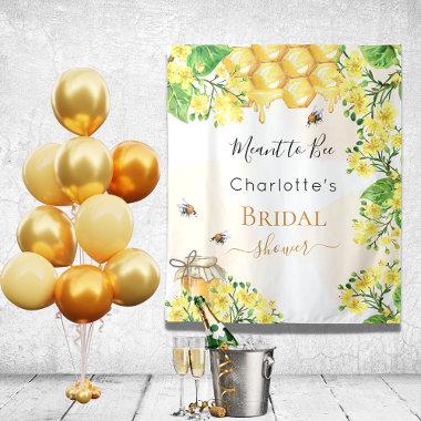 Bee Bridal Shower bride to bee yellow floral Tapestry