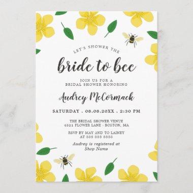 Bees & Buttercups Shower the Bride to Bee Invitations