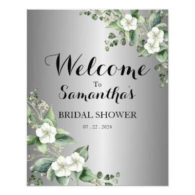 Blooms of Love: Welcome to the Bridal Shower Photo Print