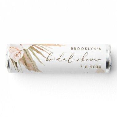 Boho Watercolor Pampas Grass Bridal Shower Breath Savers® Mints