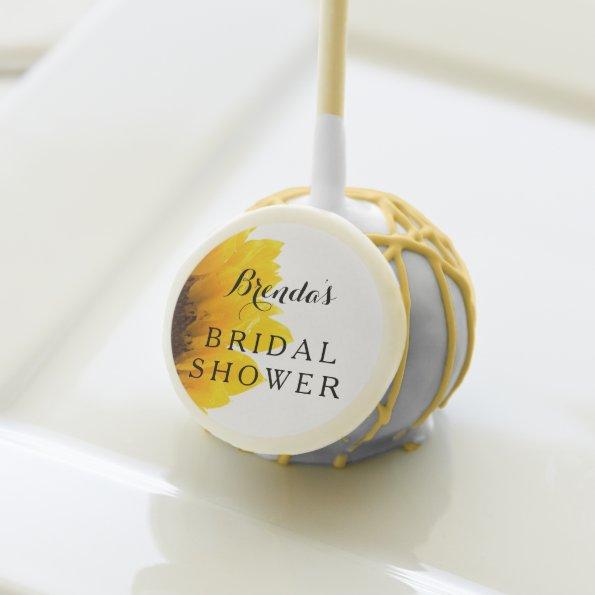 Bold Sunflower | Bridal Shower Cake Pops
