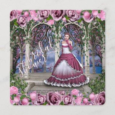 Briar Rose Sleeping Beauty Fairytale Bridal Shower Invitations