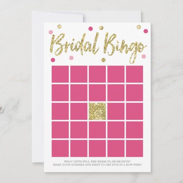 Bridal Bling Gold | Bridal Shower BINGO Game