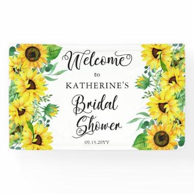 Bridal Shower Boho Sunflowers | Eucalyptus Banner