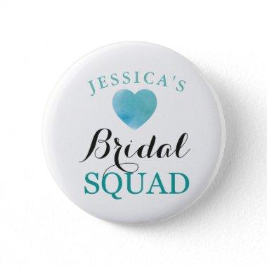 Bridal Shower Bride Badge Bachelorette Bride Squad Button