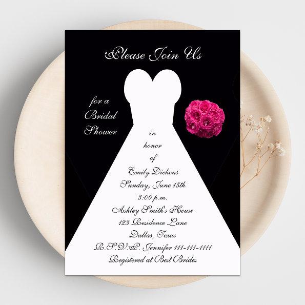Bridal Shower Invitations -- Bridal Gown