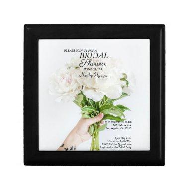 Bridal Shower Invitation PostInvitations Letterhead Jigs Gift Box