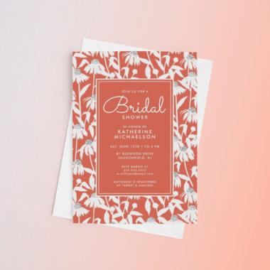 BRIDAL SHOWER | Orange Daisy Garden Invitations