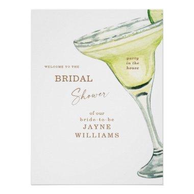 Bridal Shower Party in the House Margarita Poster