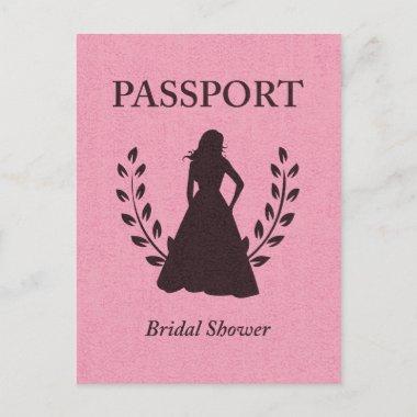 Bridal Shower Passport Invitation PostInvitations
