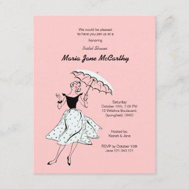 Bridal Shower Pink Invitations