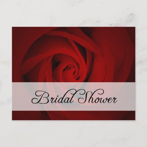 Bridal Shower : Red Rose : Invitation PostInvitations