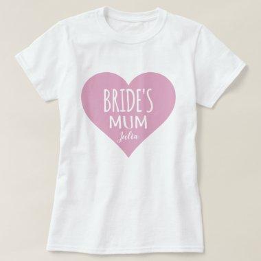 Bridal Shower T-Shirt for Brides Mum Personalised