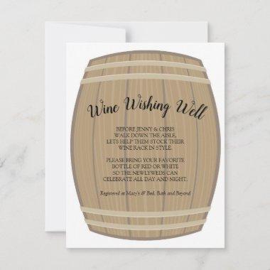Bridal Shower Wine Wishing Well Invitations