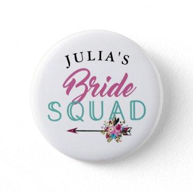 Bridal Squad Bride Badges Bachelorette Tribe Pins