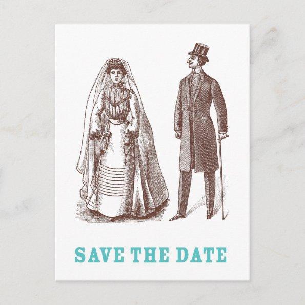 Bride and Groom Save the Date postInvitations