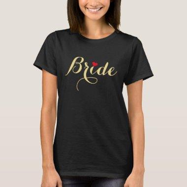 Bride Bridal Shower Wedding Bachelorette Party T-Shirt