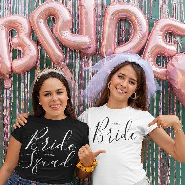 Bride Squad Shirt With Date