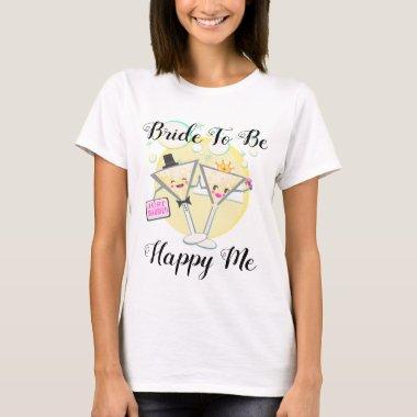 Bride To Be Cute Funny Stagette or Shower T-shirt