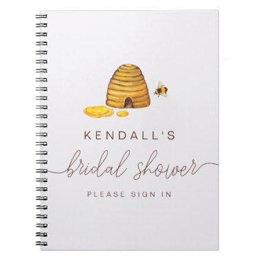 Bride to Bee Guestbook Notebook