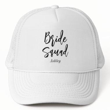 Bride Tribe Black White Bridesmaid Trucker Hat