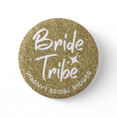 Bride Tribe Bridal Shower Pin Gold