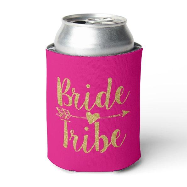 Bride Tribe | Hot Pink Can Cooler