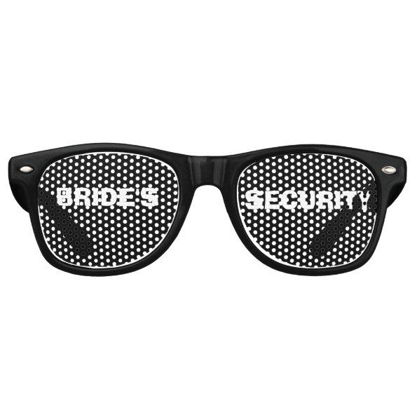 Bride's Security Party Eye Glasses