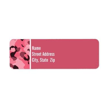 Brink Pink Camo; Personalized Label