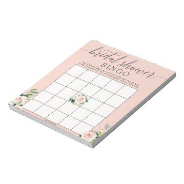 Budget Bridal Shower Bingo Game Notepad