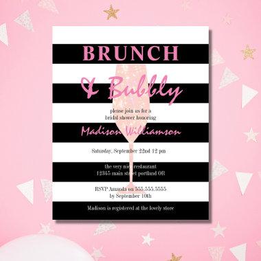 Budget Brunch and Bubbly Pink Glitter Champagne