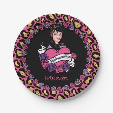 Bunco, Pin-up, Rock-A-Billy Paper Plates