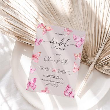 Butterfly Bridal Shower invitation Invitations