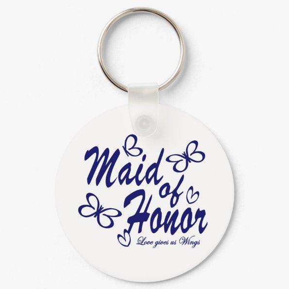 Butterfly/ Maid of Honor Keychain