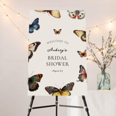 Butterfly Wings Bridal Shower Welcome Sign