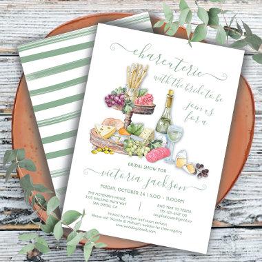 Charcuterie Board Tiered Tray Bridal Shower Invitations