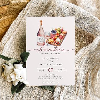 Charcuterie Board & Wine Bridal Shower Invitations