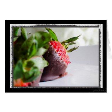 Chocolate dipped Strawberries (blank)
