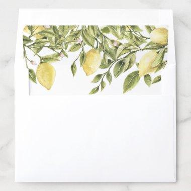 CITRON Lemon Citrus Envelope Liner Insert