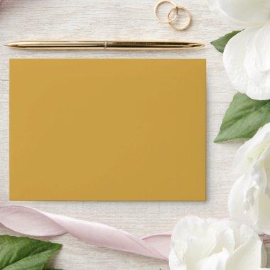 Classic Dusty Yellow Bridal Shower Matching Envelope