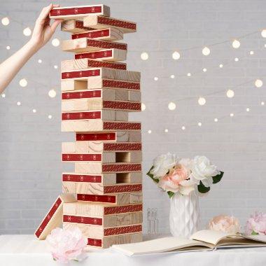 Classic Rectangle Double Happiness Chinese Wedding Topple Tower