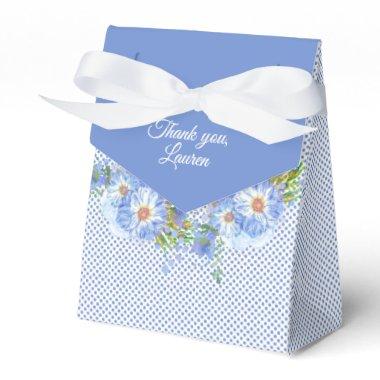 Corn Flowers and Polka Dots Bridal Shower Favor Boxes