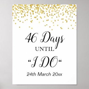 Count Down to Wedding Sign
