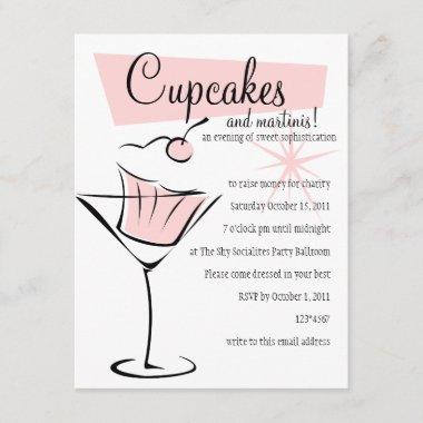 Cupcakes and Martinis! Invitations