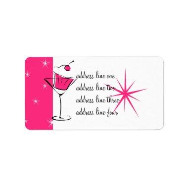 Cupcakes and Martinis Label